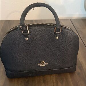 Coach small Black Safiano Leather Satchel